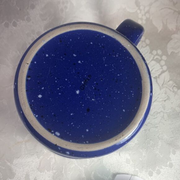 Blue Ceramic Tin Cup 16 Ounces - Picture 4 of 4